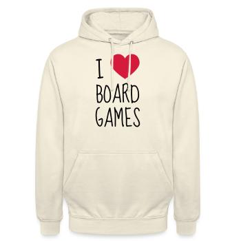 Brettspiel / Spieler / Spiel / Puzzle - Unisex Hoodie - Vanille-Milchshake - Vorne - Alina (178cm) & Michal (187cm)