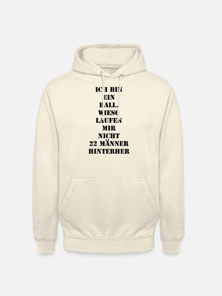 Ich bin ein Ball - Unisex Hoodie - Vanille-Milchshake