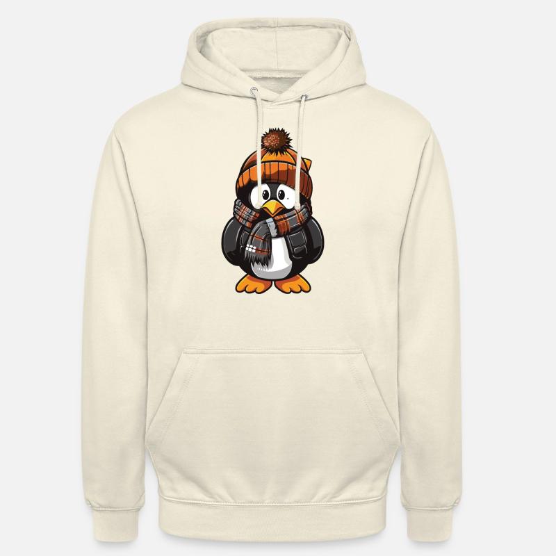 Pinguin Comic Niedlich Winter - Unisex Hoodie - Vanille-Milchshake