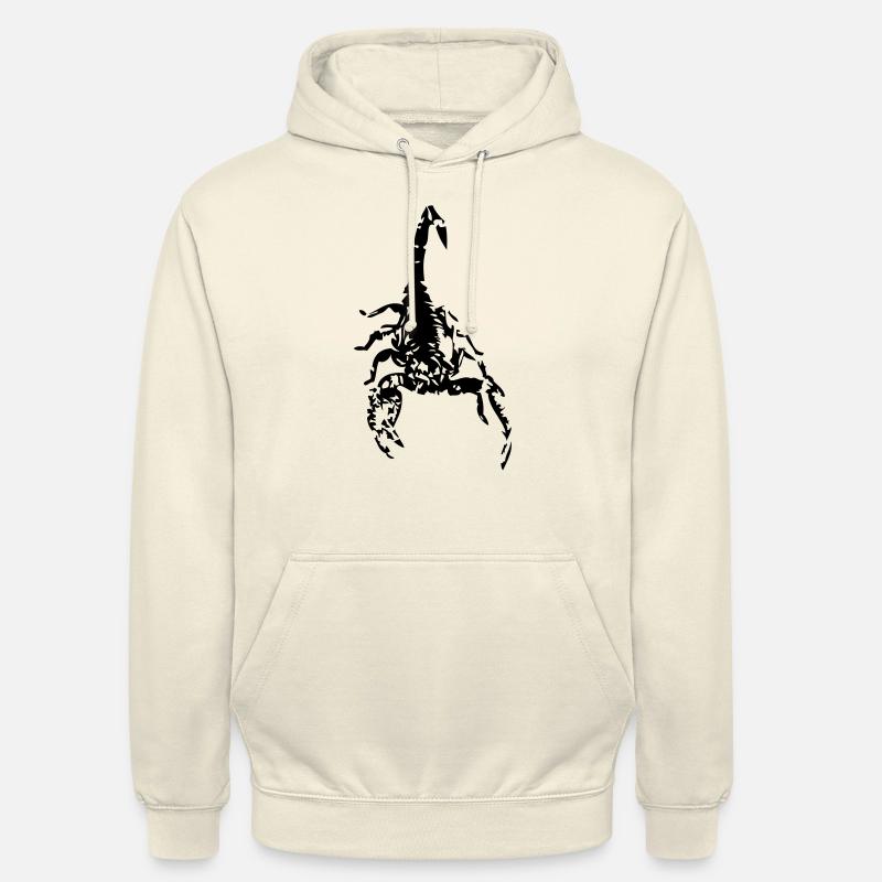 scorpion _1 - Sweat-shirt à capuche unisexe - vanille