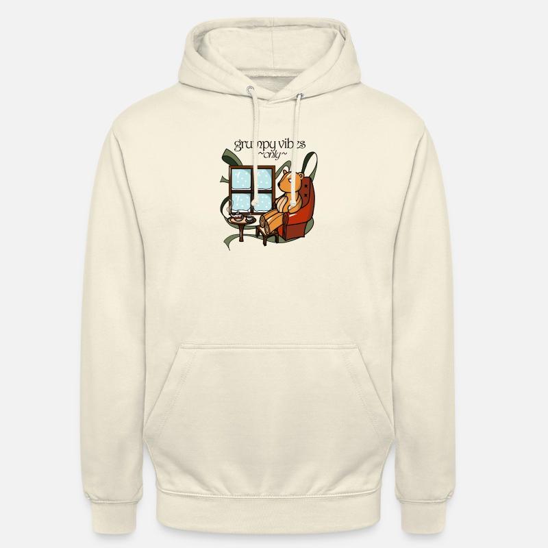 Grumpy Bear - Unisex Hoodie - vanilla