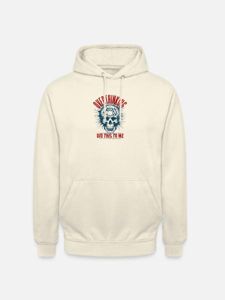 Overthinking - Unisex Hoodie - Vanille-Milchshake