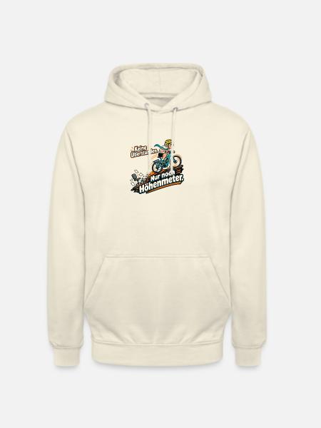 Rentner Fahrrad Ruhestand Spruch - Unisex Hoodie - Vanille-Milchshake