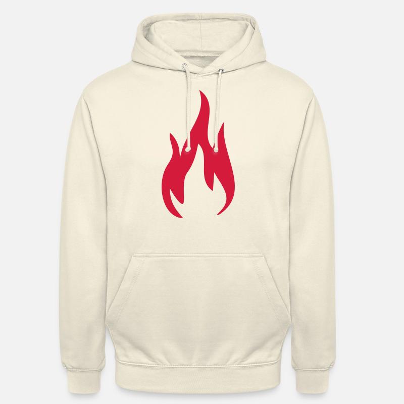 1c Fire Fire Fire - Sweat-shirt à capuche unisexe - vanille