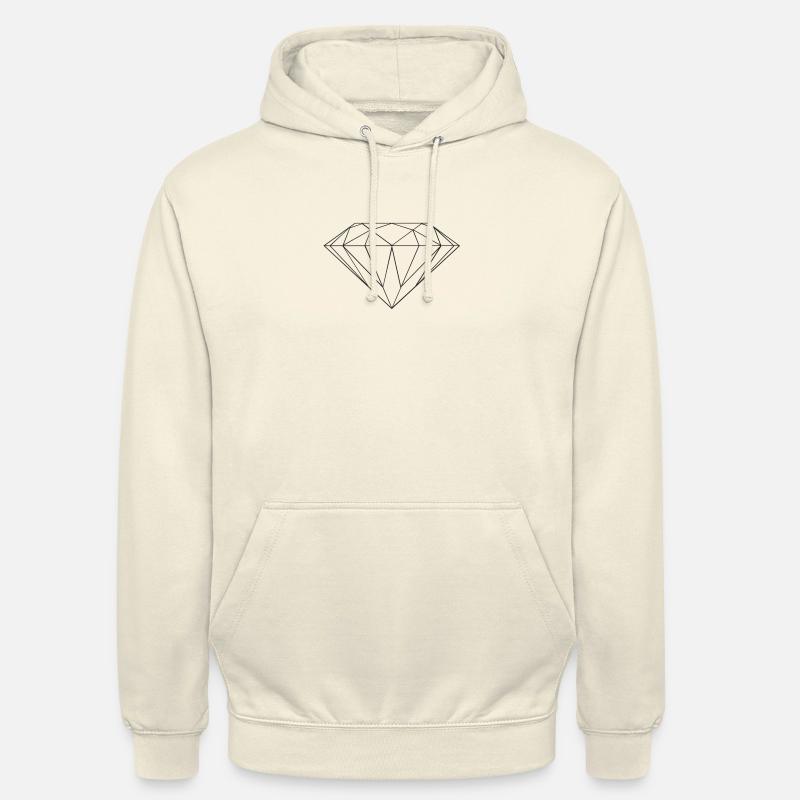 Liams dimond - Sweat-shirt à capuche unisexe - vanille