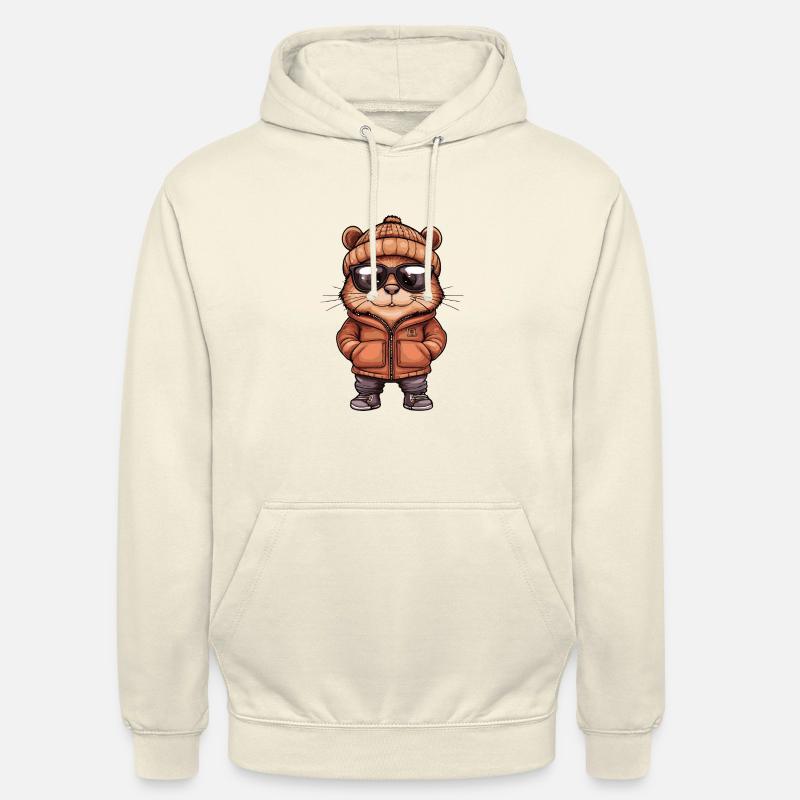 Biber Cool Comic - Unisex Hoodie - Vanille-Milchshake