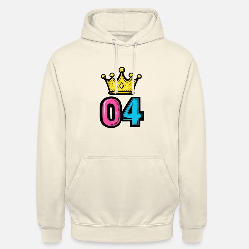 Couronne à 4 chiffres - Sweat-shirt à capuche unisexe - vanille