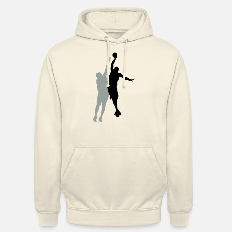 I giocatori di basket - Felpa con cappuccio unisex - milkshake