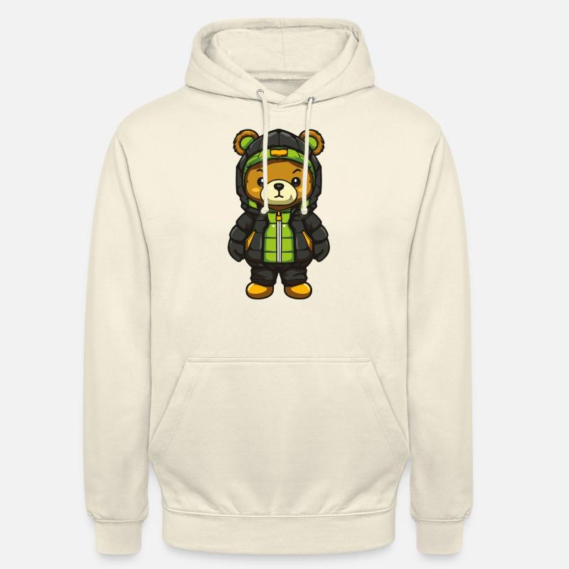 Bear Comic - Unisex Hoodie - vanilla
