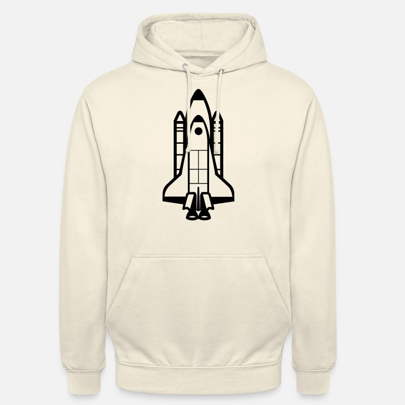 Fusée - Sweat-shirt à capuche unisexe - vanille
