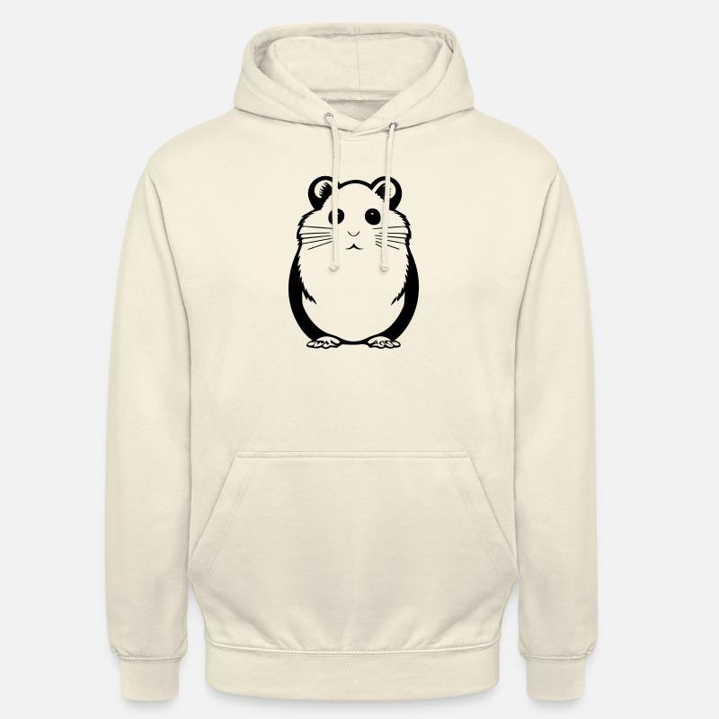 hamster - Sweat-shirt à capuche unisexe - vanille
