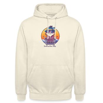 Ours bavarois - Sweat-shirt à capuche unisexe - vanille - Devant - Alina (178cm) & Michal (187cm)