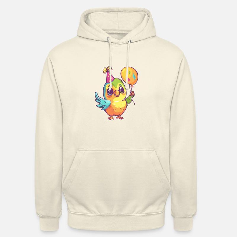 Perroquet anniversaire bébé - Sweat-shirt à capuche unisexe - vanille