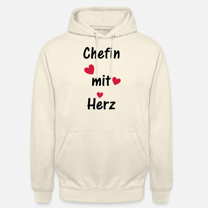 Chefin mit Herz - Unisex Hoodie - Vanille-Milchshake