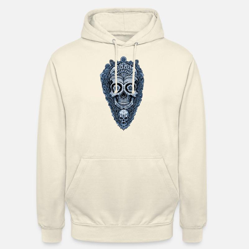 Crânes mexicains 2 - Sweat-shirt à capuche unisexe - vanille