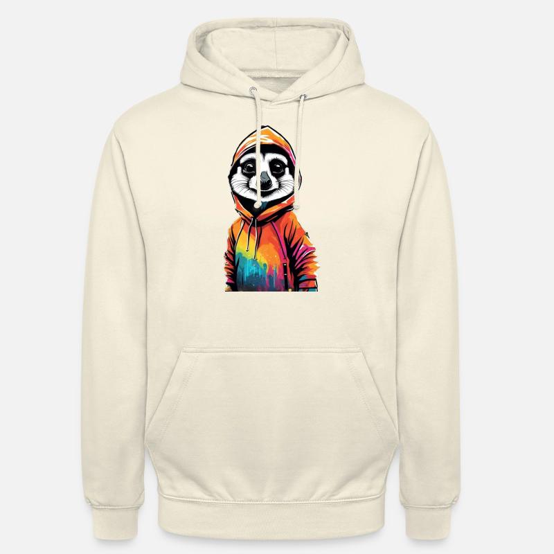 Suricate cool - Sweat-shirt à capuche unisexe - vanille