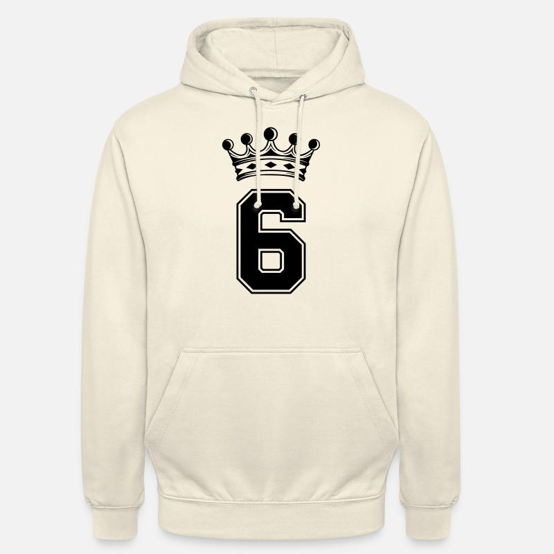 6 krone - Unisex Hoodie - Vanille-Milchshake