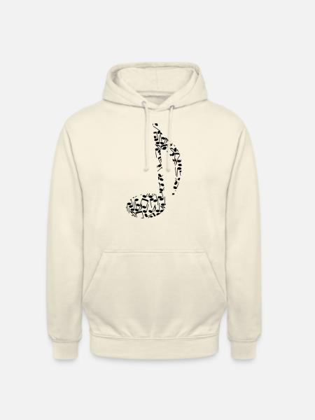Noten-Note - Unisex Hoodie - Vanille-Milchshake