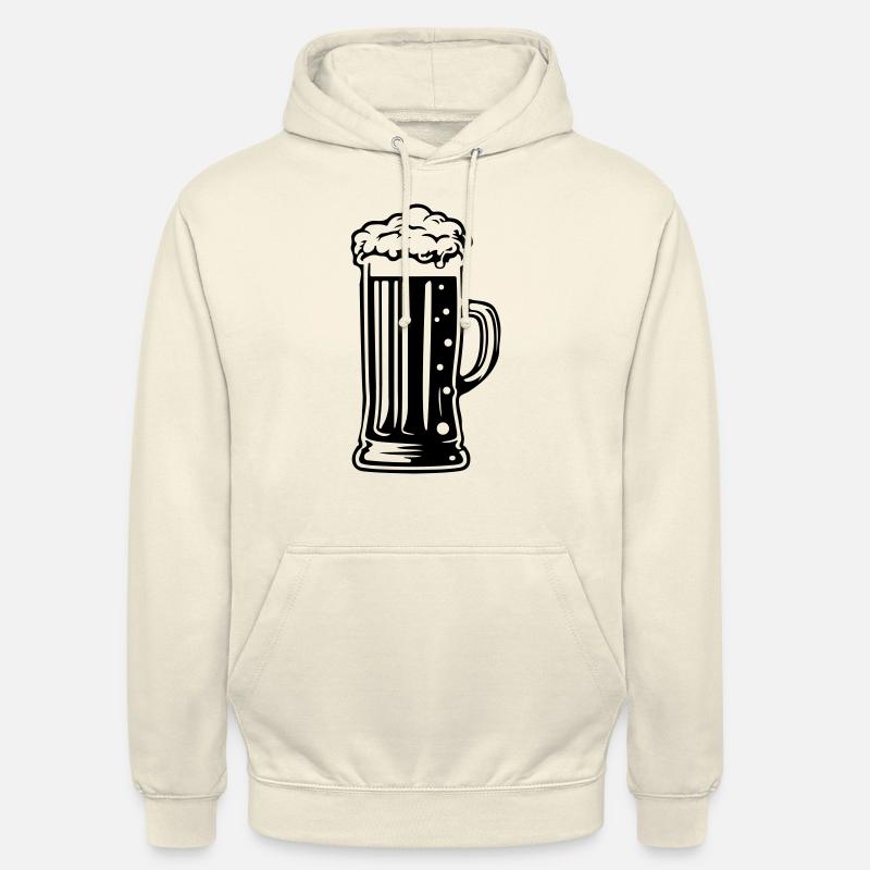 Bier Symbol Bierglas - Unisex Hoodie - Vanille-Milchshake