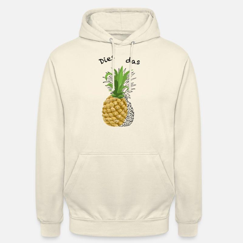 C'est l'ananas - Sweat-shirt à capuche unisexe - vanille