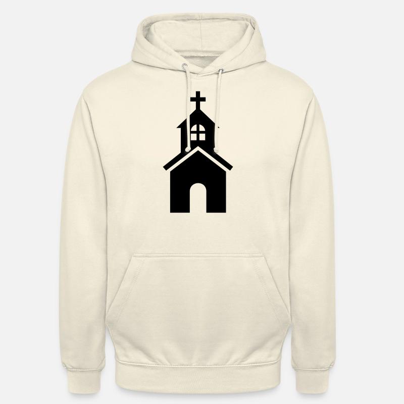 Église - Sweat-shirt à capuche unisexe - vanille