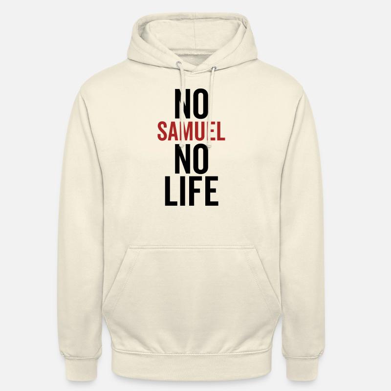Pas de Samuel Pas de vie - Sweat-shirt à capuche unisexe - vanille