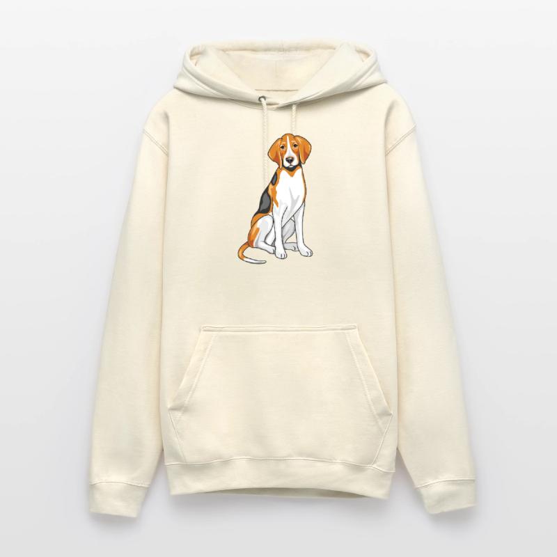 Sitzender Foxhound Unisex Hoodie