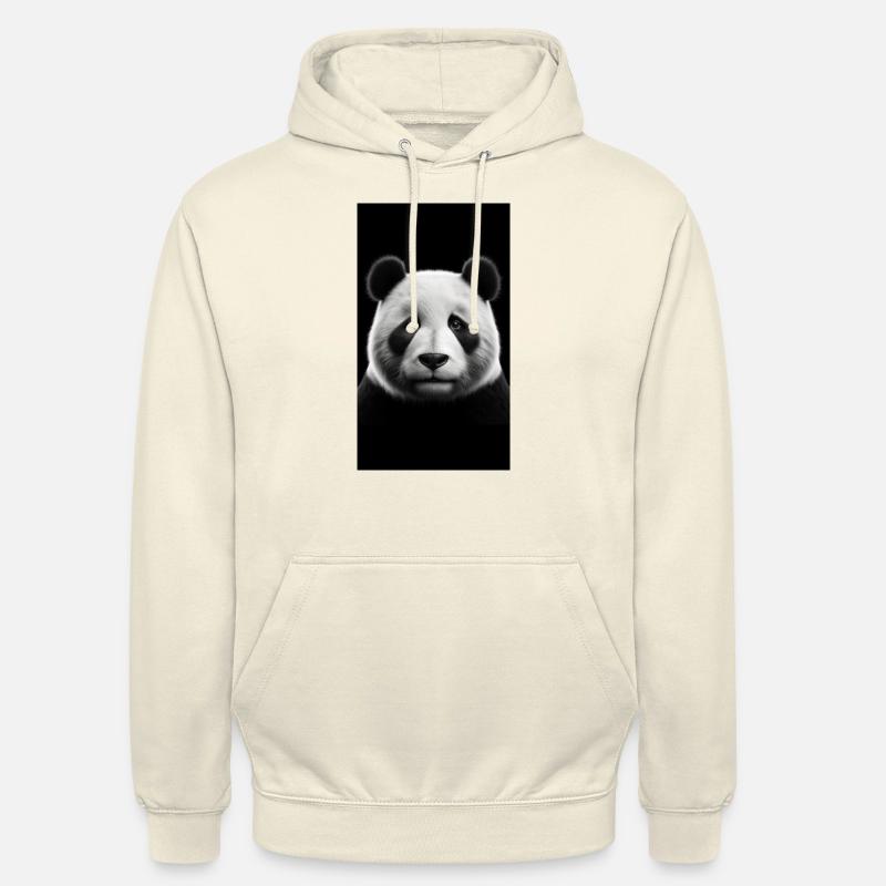 Großer Panda - Panda géant - Sweat-shirt à capuche unisexe - vanille