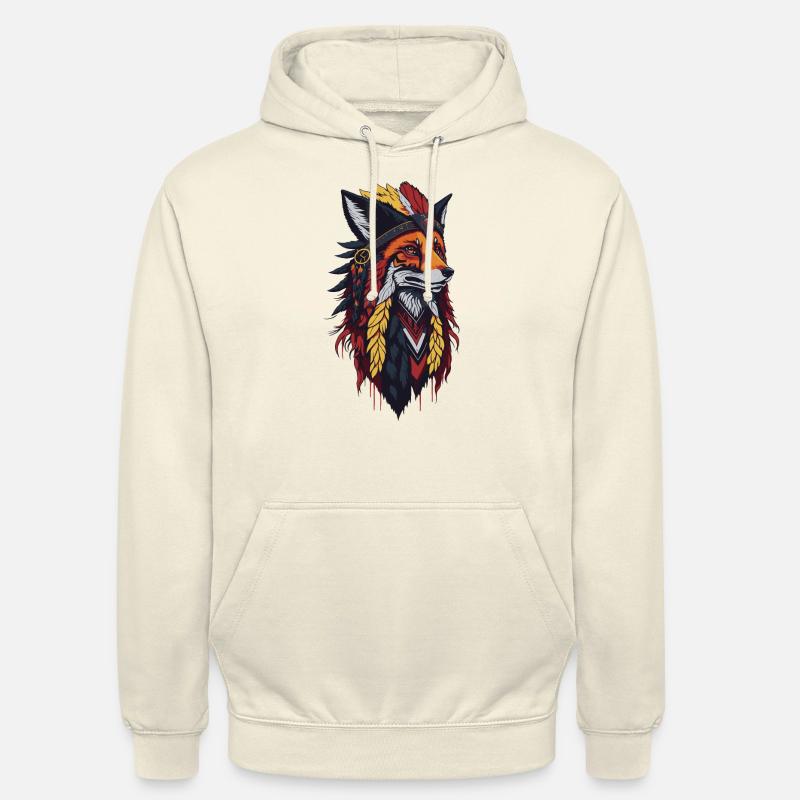 Fuchs Fox b - Unisex Hoodie - Vanille-Milchshake