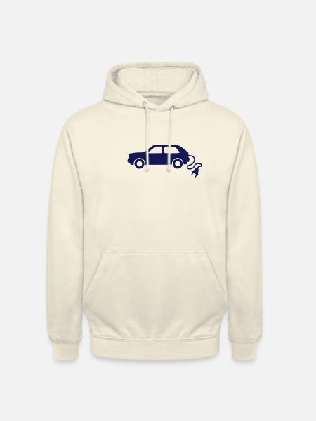 E-Auto - Unisex Hoodie - Vanille-Milchshake