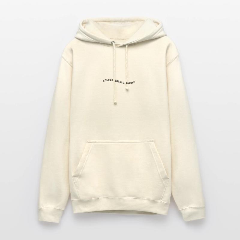 Binary *** Wave / Binary Code 101010 (1c) Unisex Hoodie