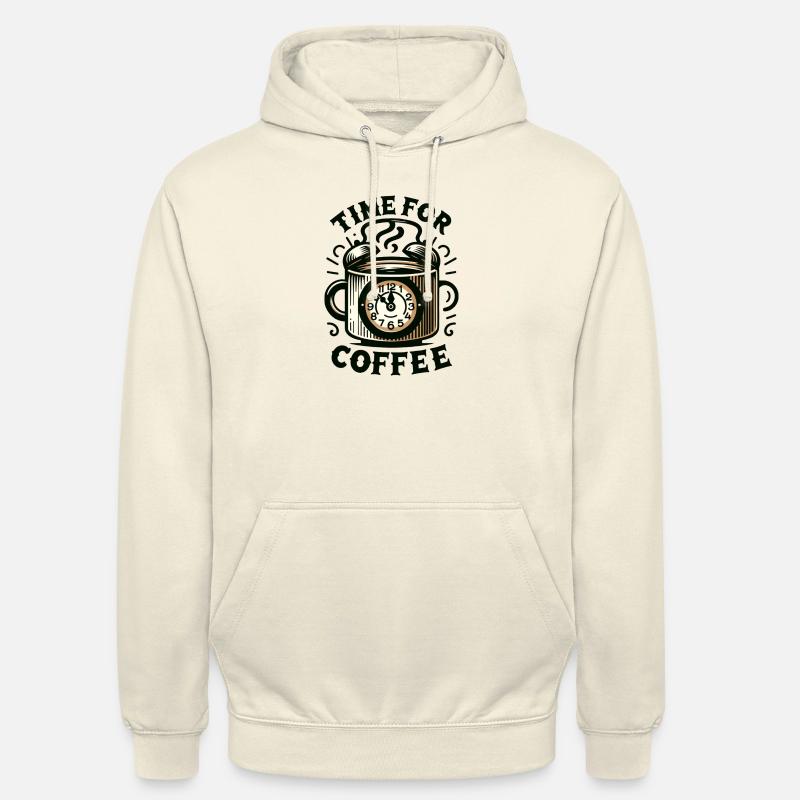 C’est l’heure du café - Sweat-shirt à capuche unisexe - vanille