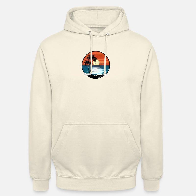 Plage de rêve tropicale - Sweat-shirt à capuche unisexe - vanille