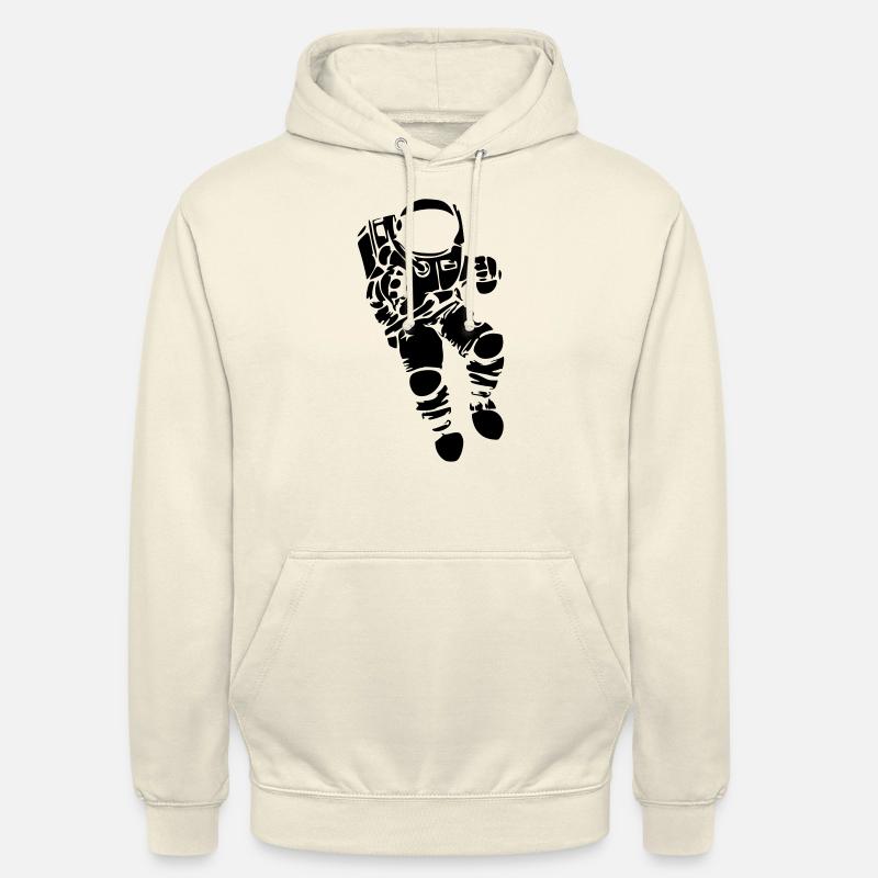 Astronaut Vector Design - Unisex Hoodie - vanilla