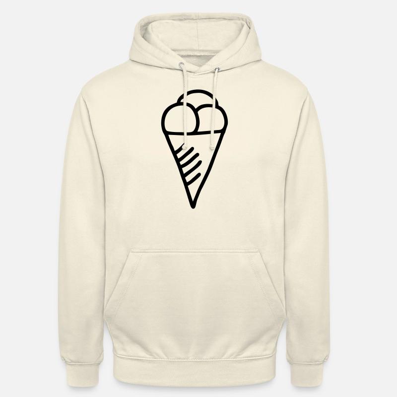 3 Kugeln Eis - Unisex Hoodie - Vanille-Milchshake