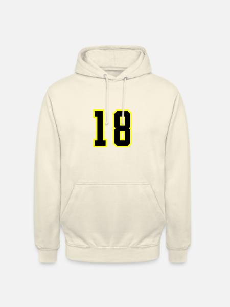 18 Number Leotard - Unisex Hoodie - vanilla
