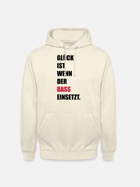 Bass - Unisex Hoodie - Vanille-Milchshake