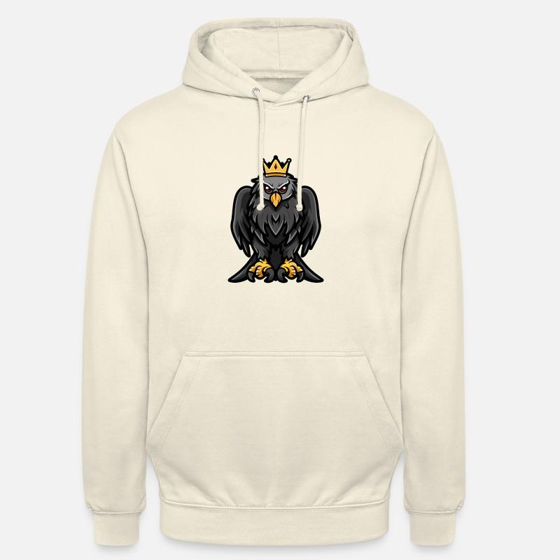 Harpyie Vogel Comic Krone - Unisex Hoodie - Vanille-Milchshake