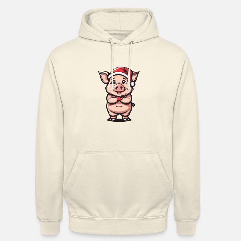 Noël cochon - Sweat-shirt à capuche unisexe - vanille