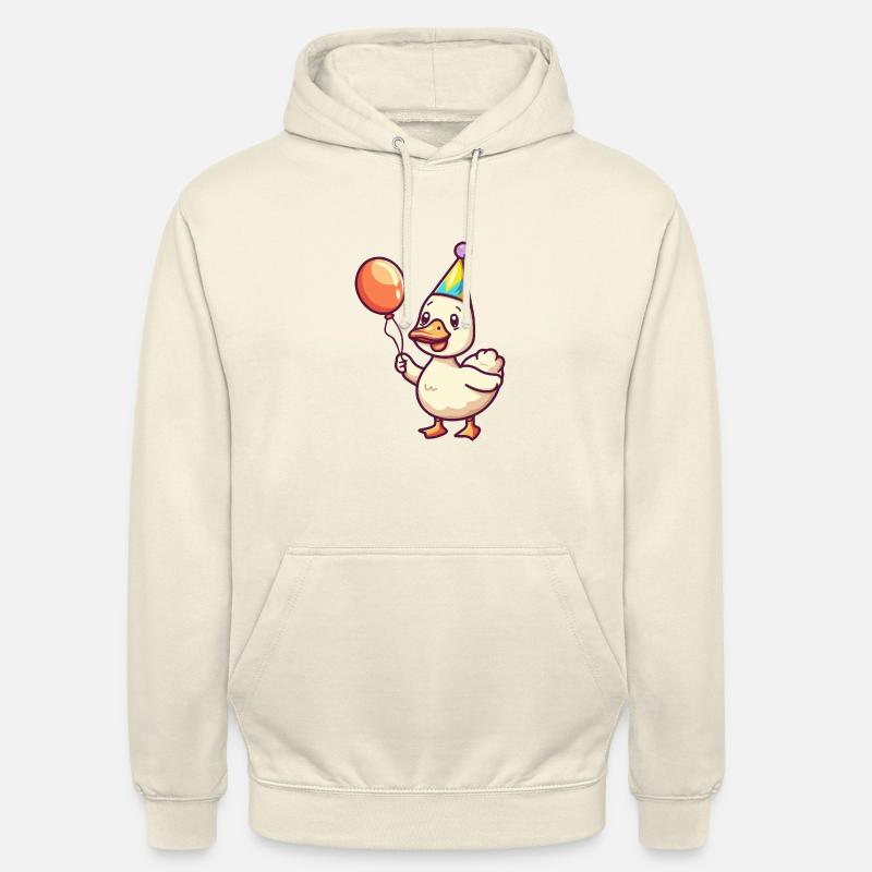 Oie Anniversaire Bébé - Sweat-shirt à capuche unisexe - vanille