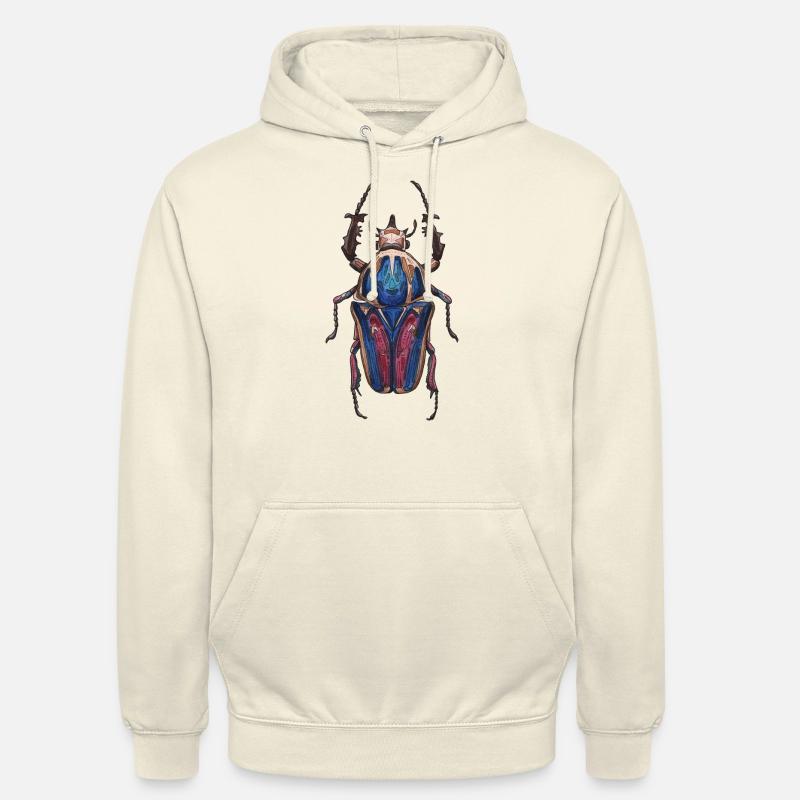Big Beetle Stag - cerf géant - Sweat-shirt à capuche unisexe - vanille