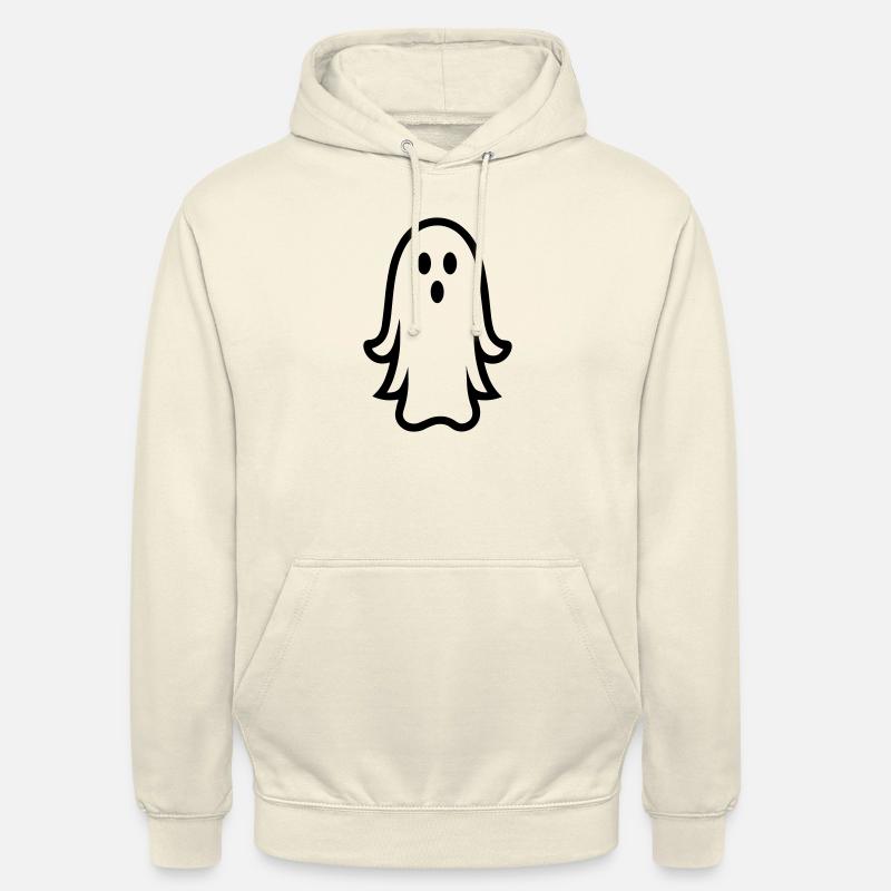 Fantôme - Sweat-shirt à capuche unisexe - vanille