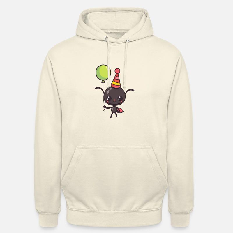 Fourmi Anniversaire Bébé - Sweat-shirt à capuche unisexe - vanille