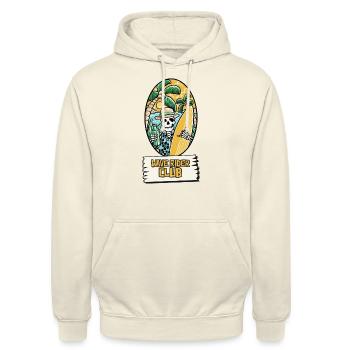 Wave Rider Club - Unisex Hoodie - vanilla - Front - Alina (178cm) & Michal (187cm)