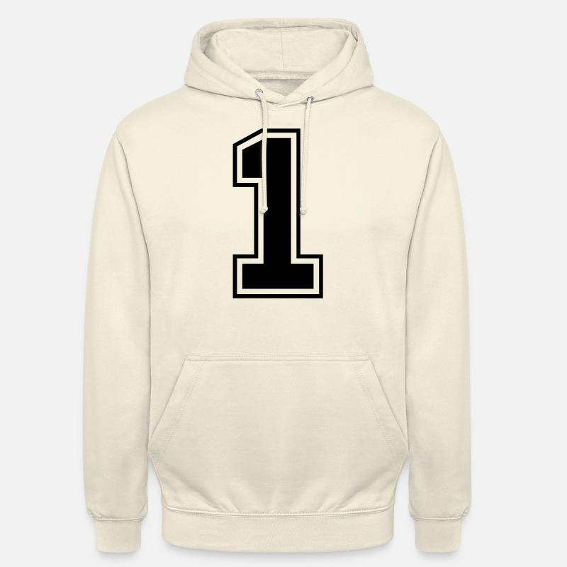 eins - Sweat-shirt à capuche unisexe - vanille