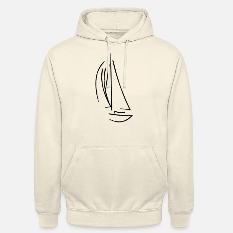 Barca a vela Velo Idea Regalo - Felpa con cappuccio unisex - milkshake