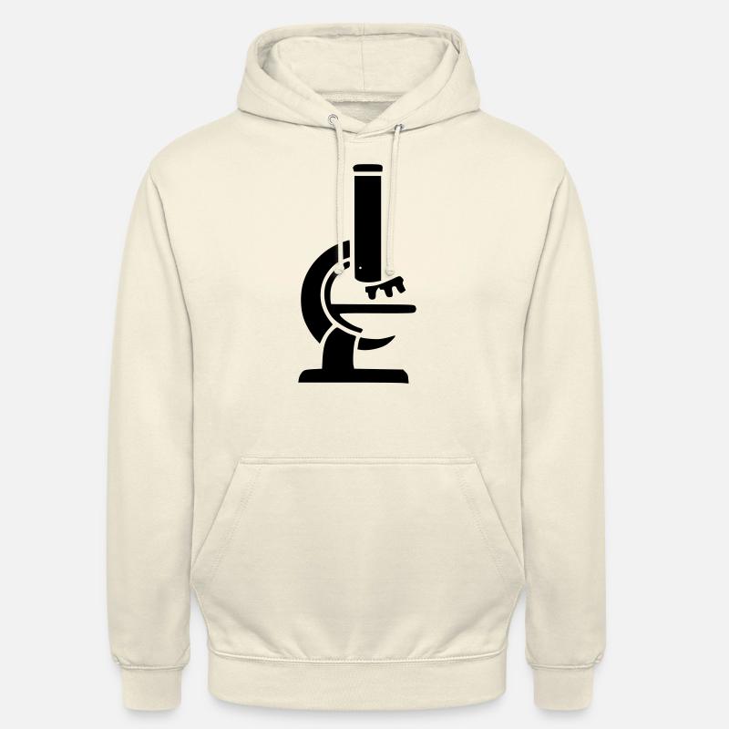 Microscope - Sweat-shirt à capuche unisexe - vanille