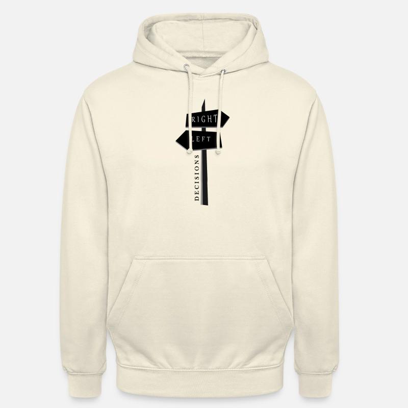 Conception de panneau - Sweat-shirt à capuche unisexe - vanille