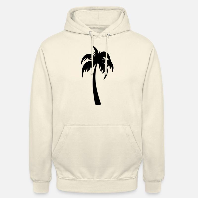 Palmier - Sweat-shirt à capuche unisexe - vanille