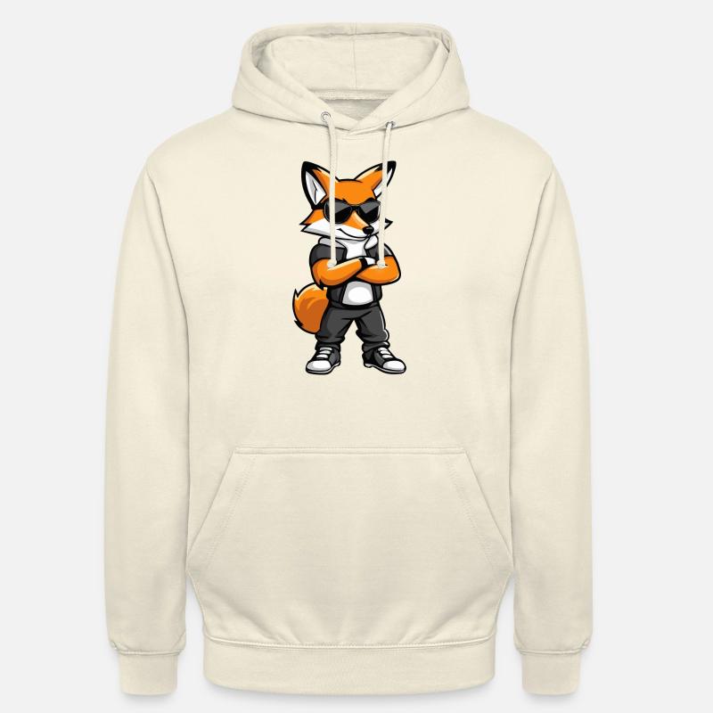 Fox Comic - Unisex Hoodie - vanilla